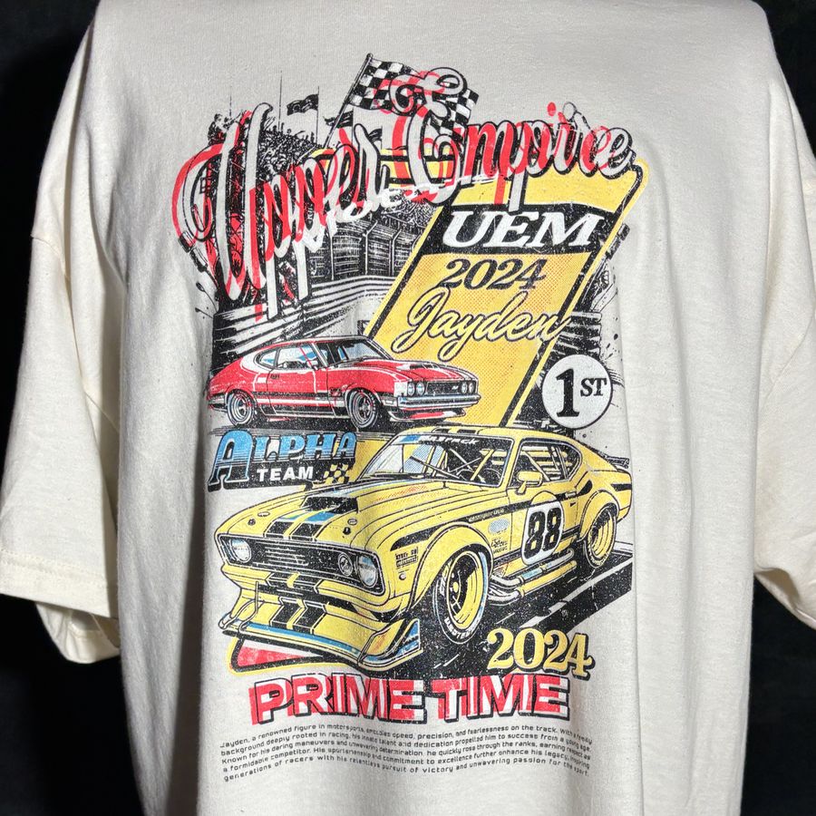 Racing team shirt in normal light